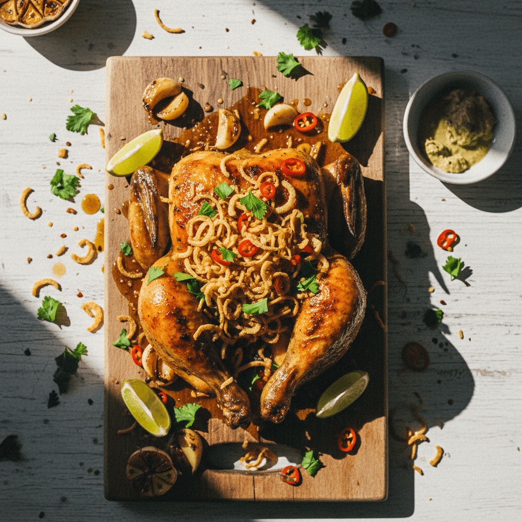 Lime and Miso Roast Chicken