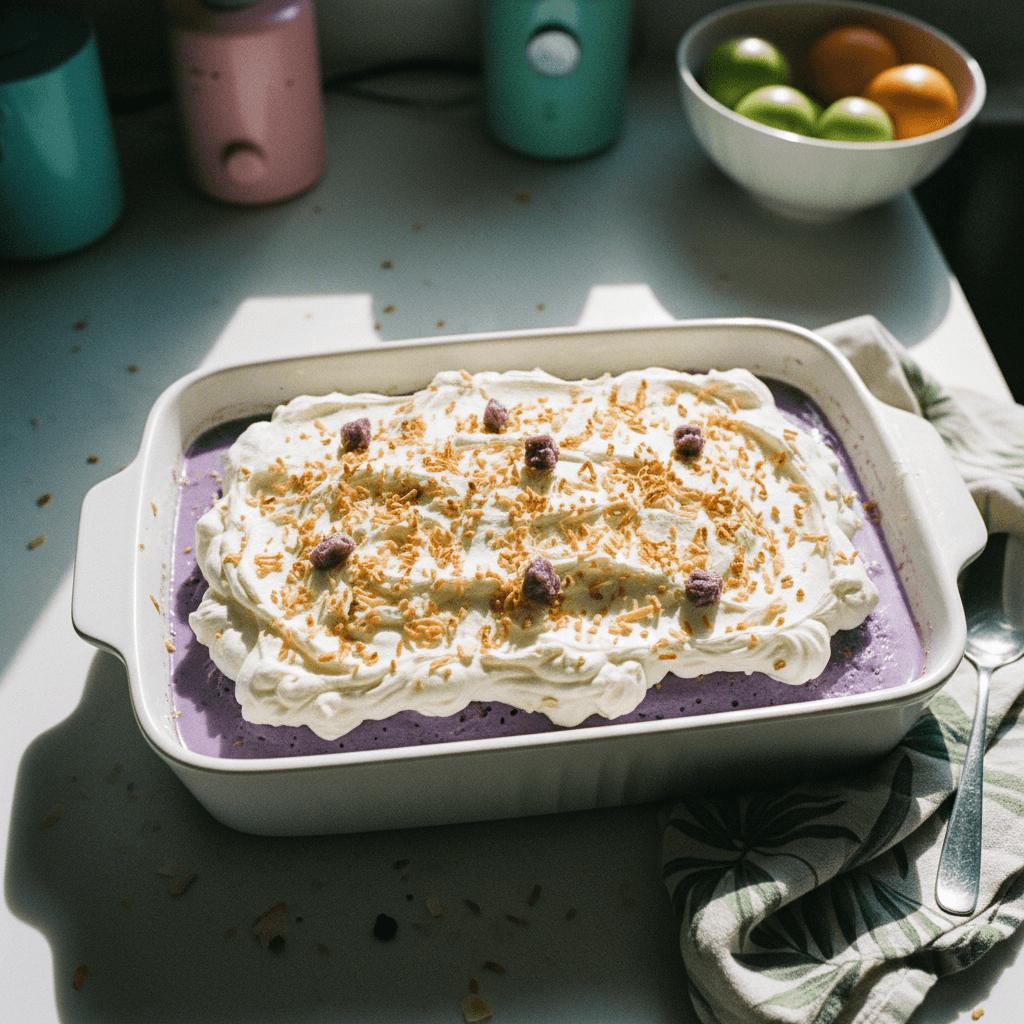 Ube Tres Leches Cake