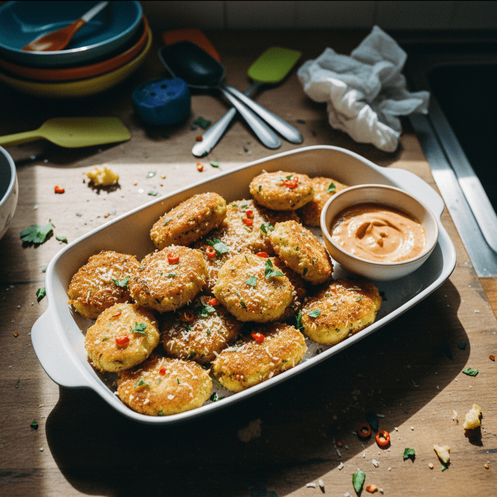Cheesy Herb Potato Bites