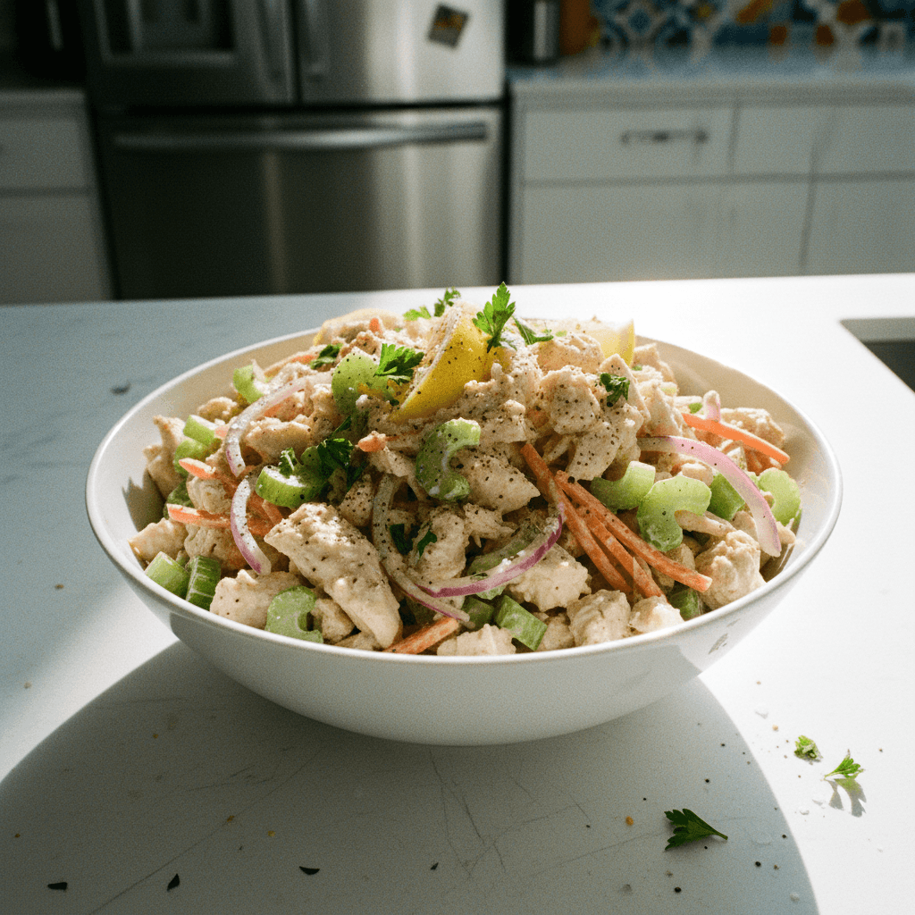 Fat Loss Crunchy Creamy Chicken Salad
