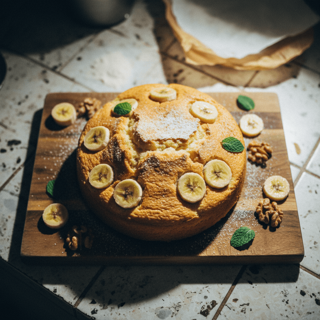 Banana Ogura Cake