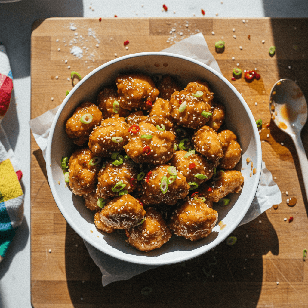 Crispy Honey Garlic Chicken