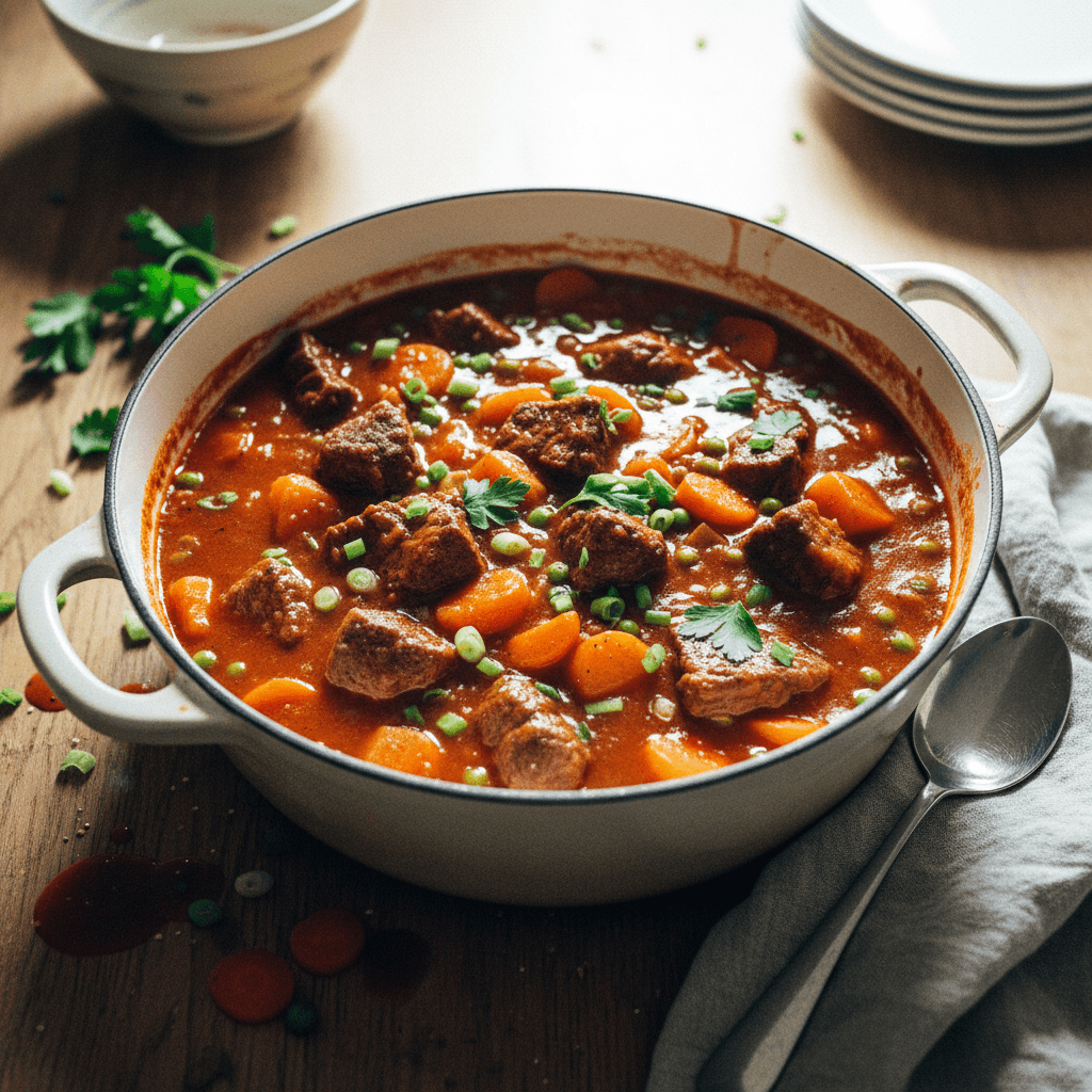 Red Sauce Beef Stew
