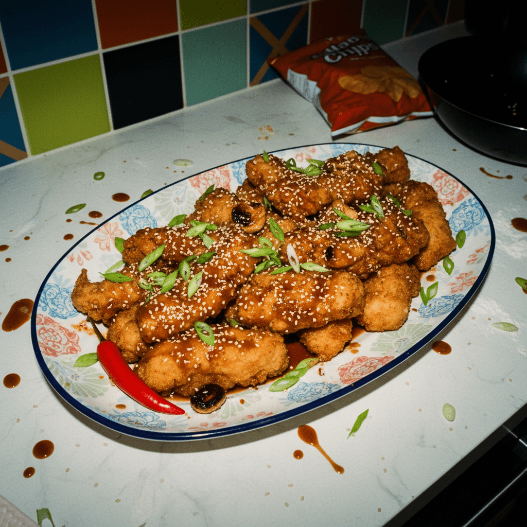 Soy Garlic Fried Chicken Tenders