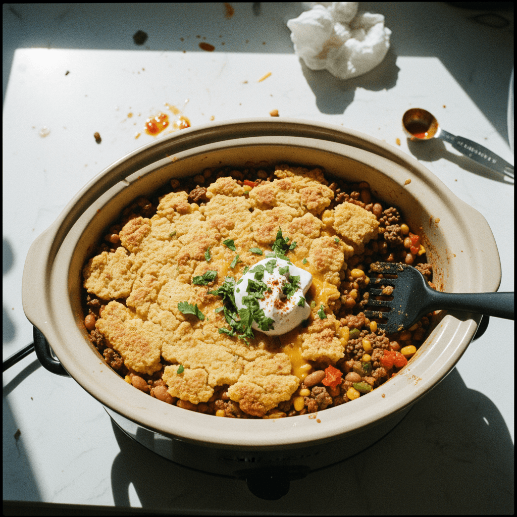 Cowboy Cornbread Casserole