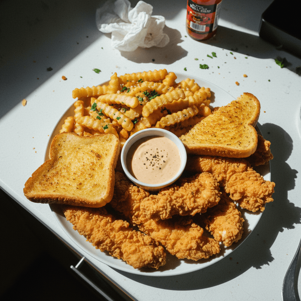 Copycat Raising Cane's Chicken Fingers, Texas Toast, and Cane's Sauce