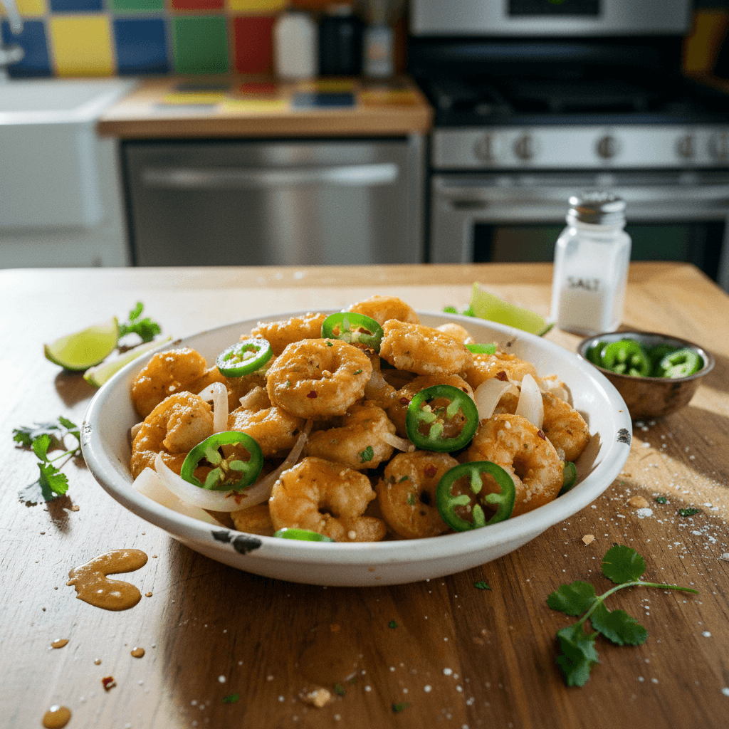 Camarones con Jalapeños
