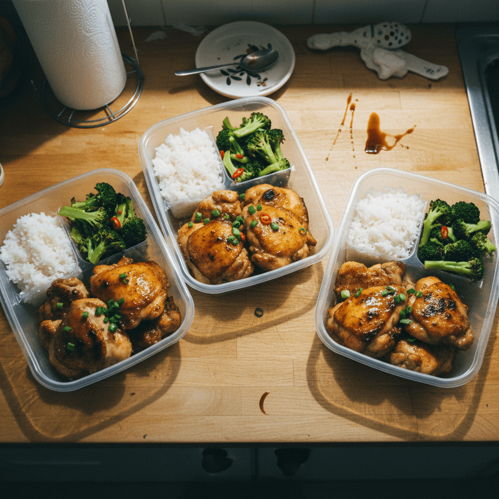 Honey Glazed Chicken Meal Prep
