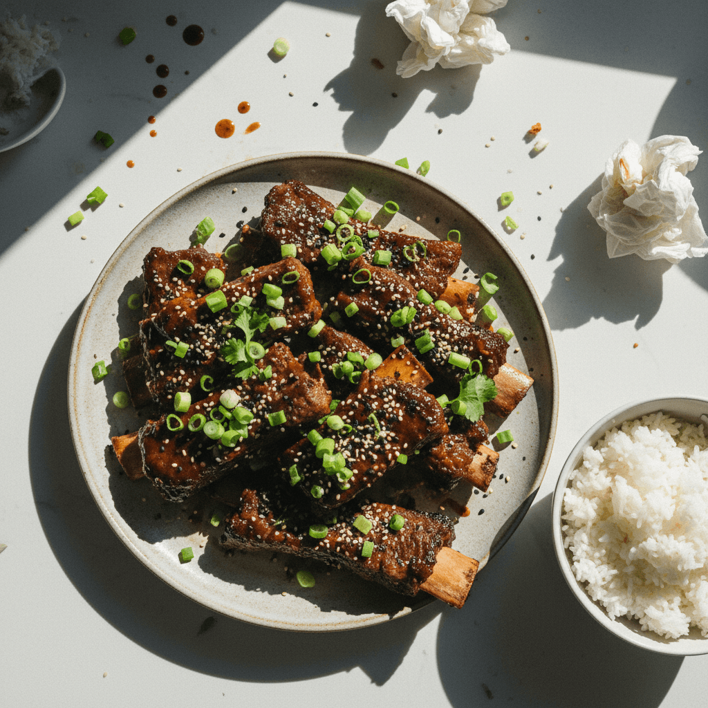 Mongolian Beef Short Ribs