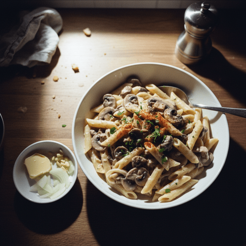 Creamy Mushroom Pasta
