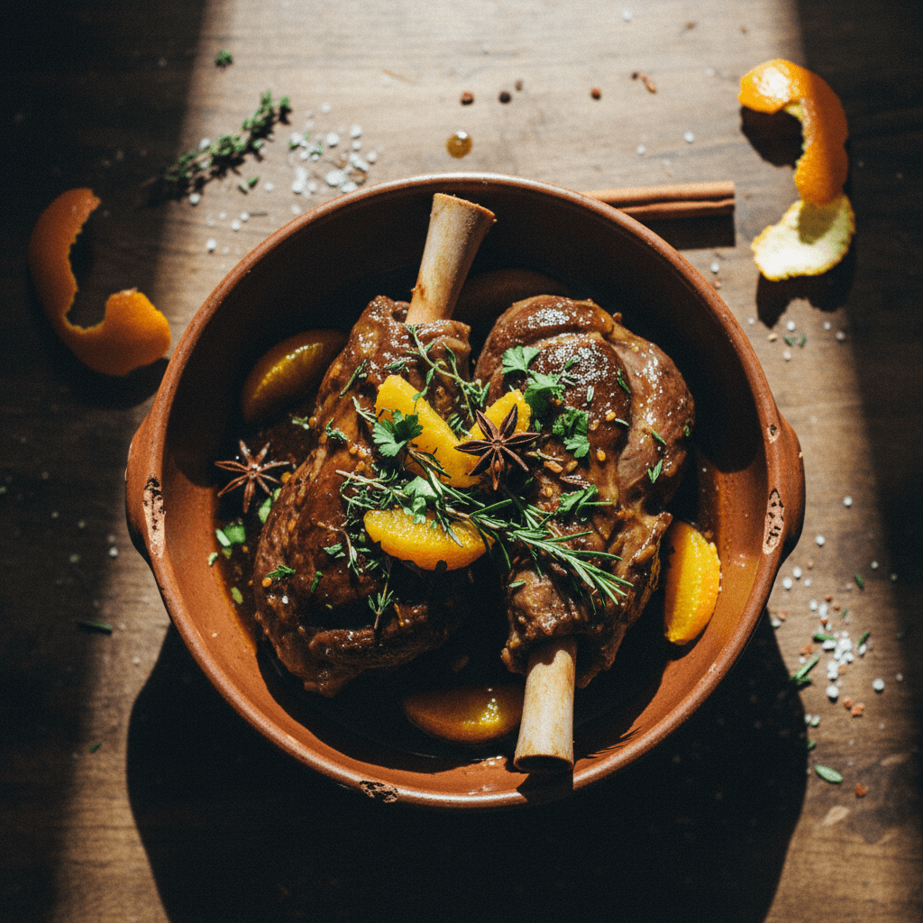 Braised Lamb Shanks with Gremolata
