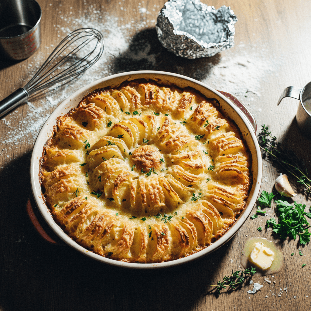 Rippled Potato Gratin