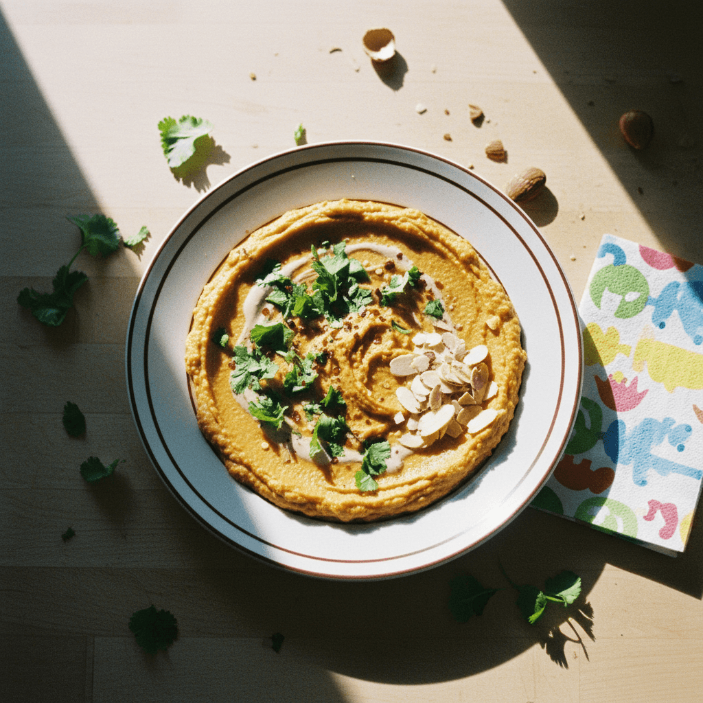 Hummus de Zanahoria y Garbanzos