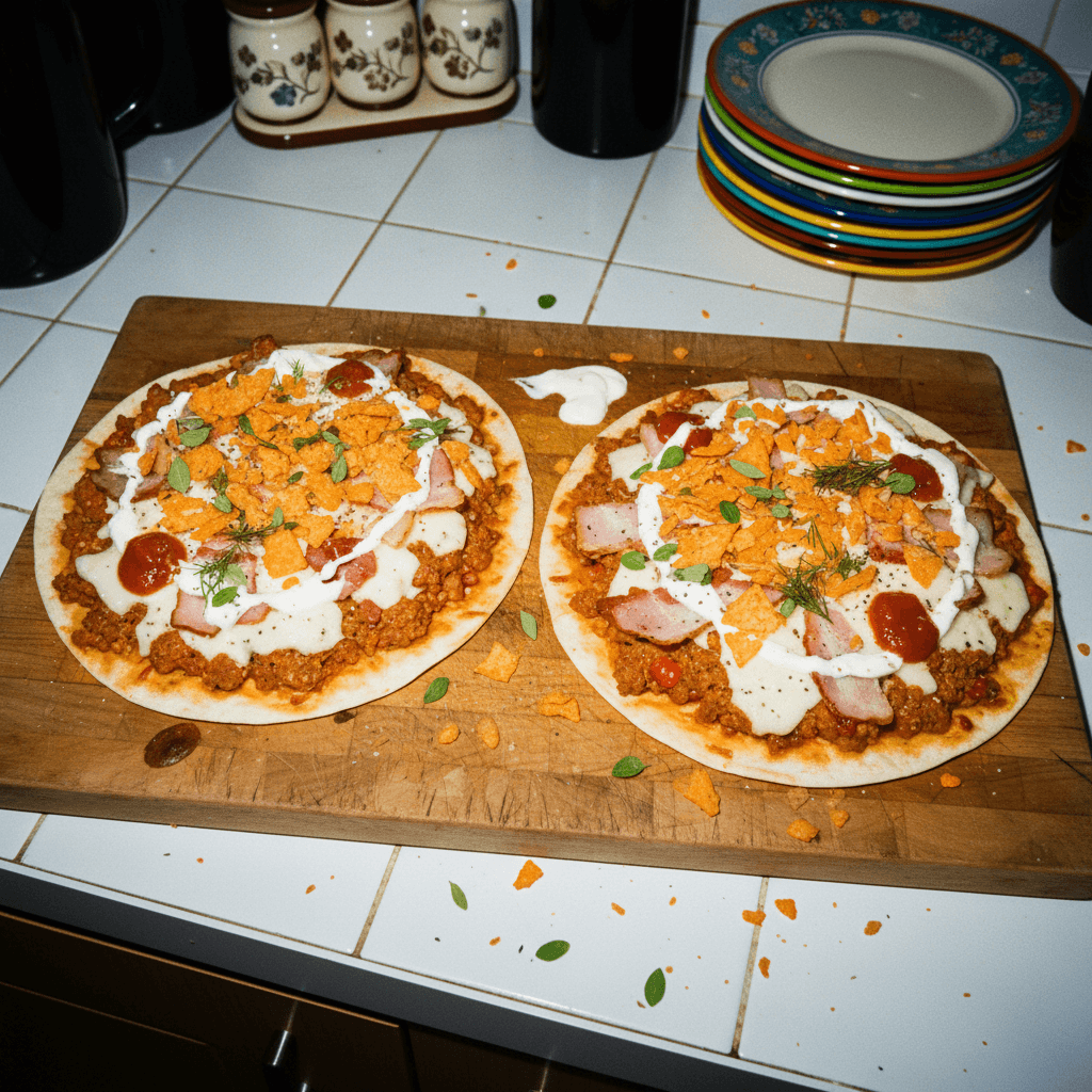 Burrito Pizza de Tocino