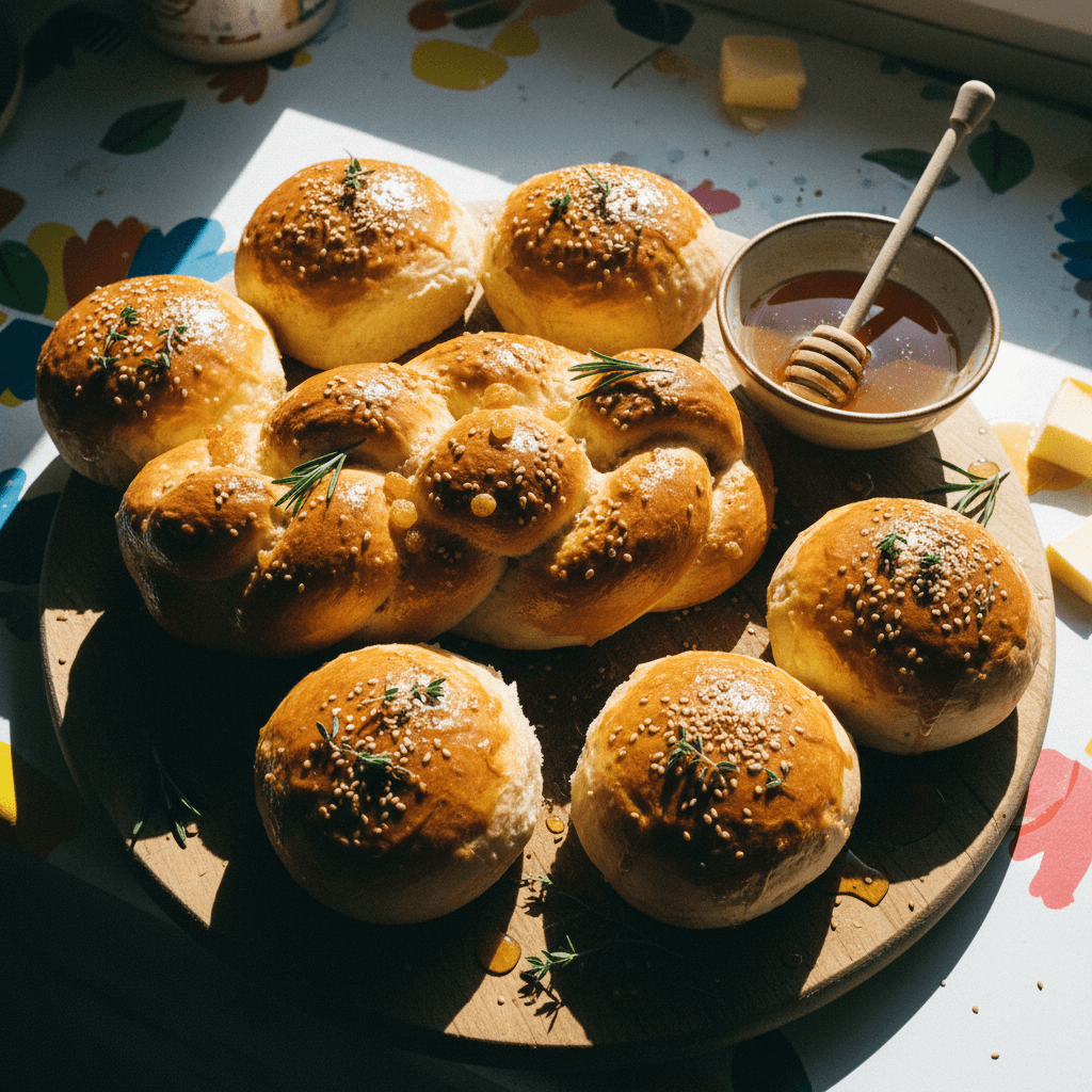 Homemade Honey Bread and Buns