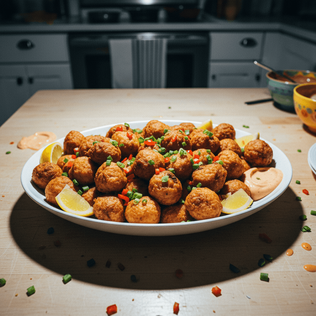 Louisiana Fried Crawfish Balls
