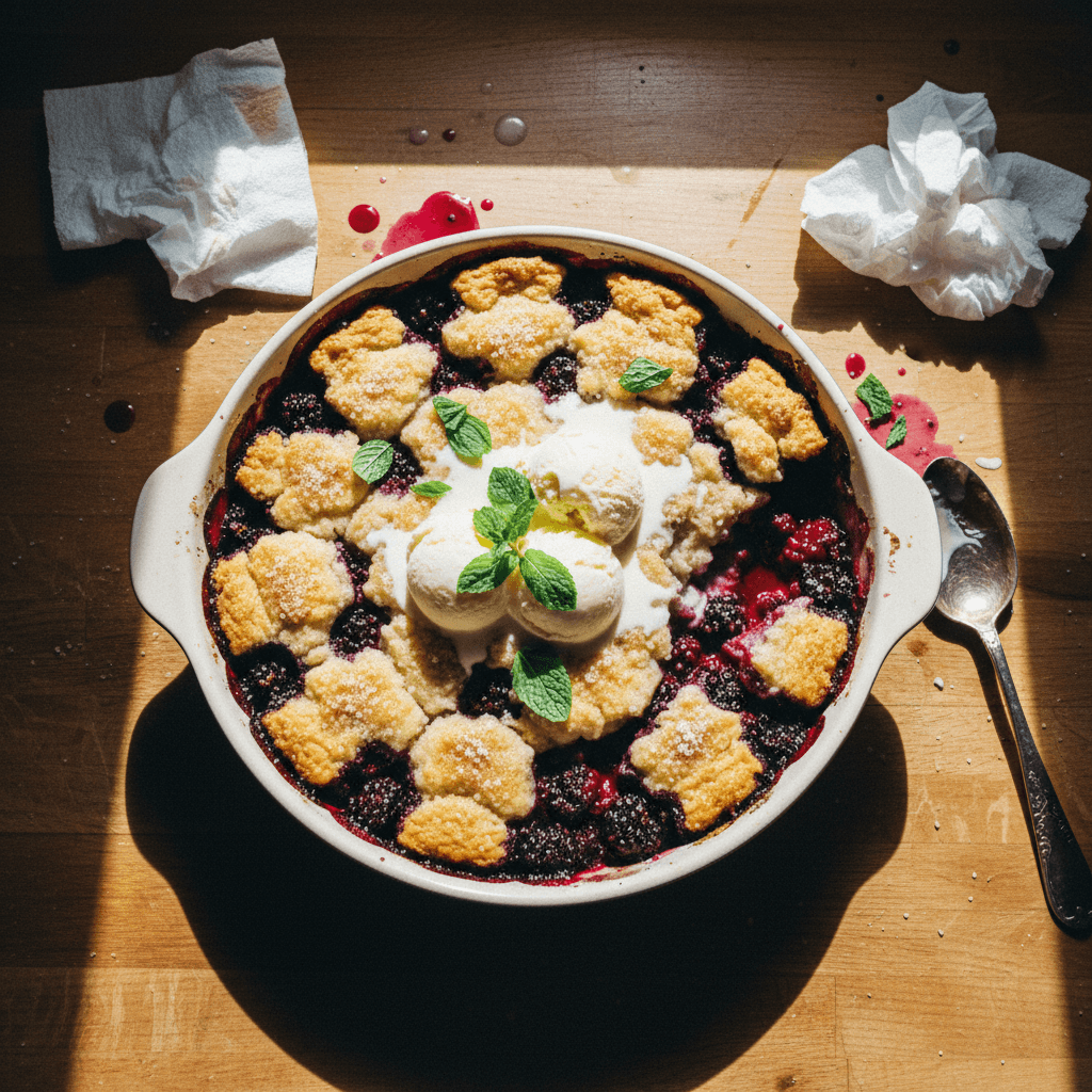 Easy Blackberry Cobbler