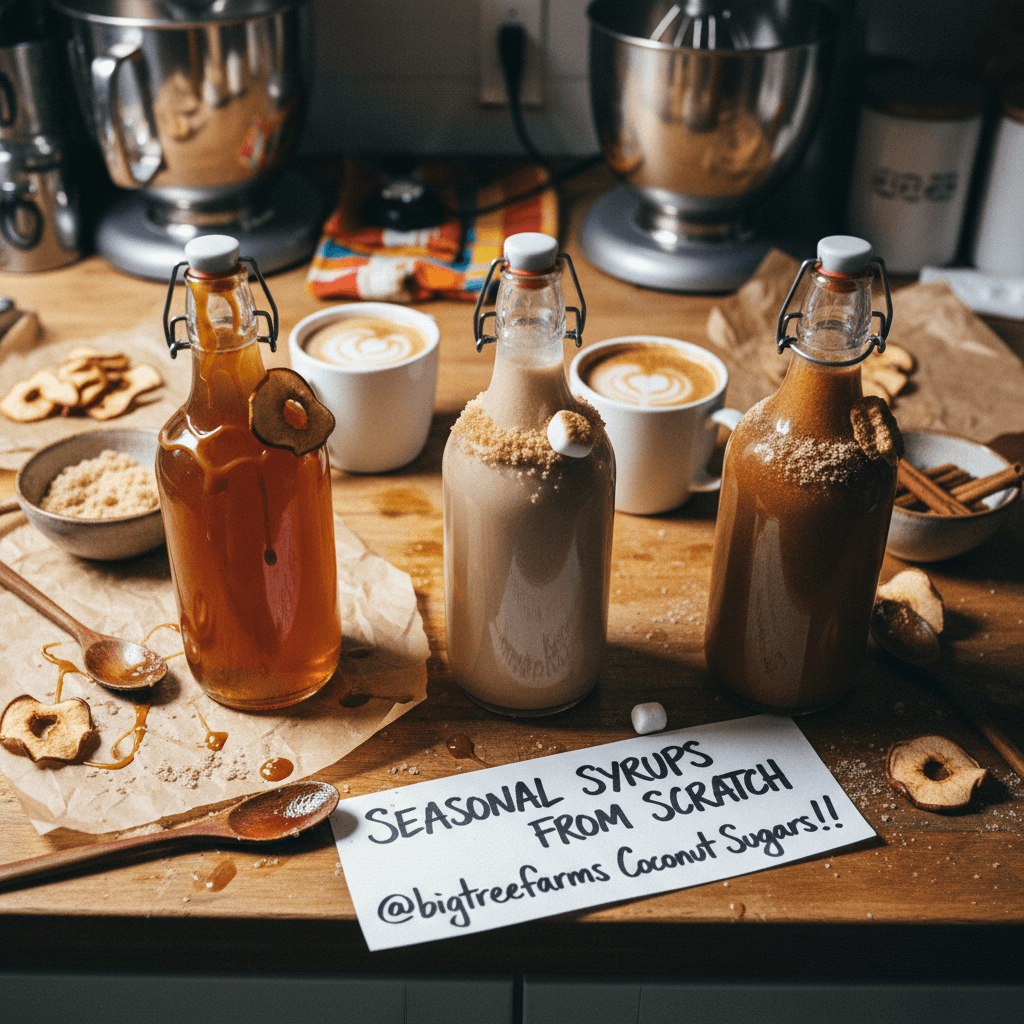Homemade Seasonal Beverage Syrups (Caramel Apple, Sweet Potato Pie, Pumpkin Snickerdoodle)