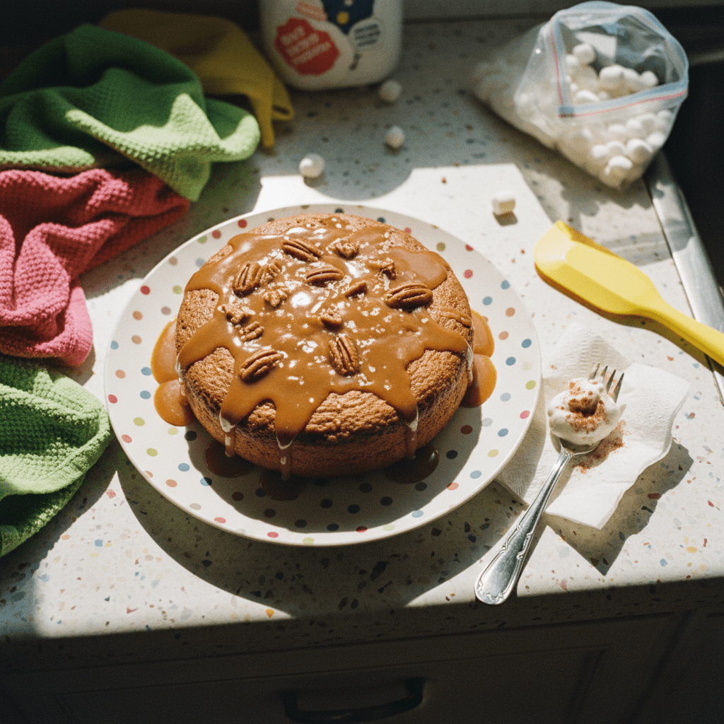 Superfast Caramel Cake