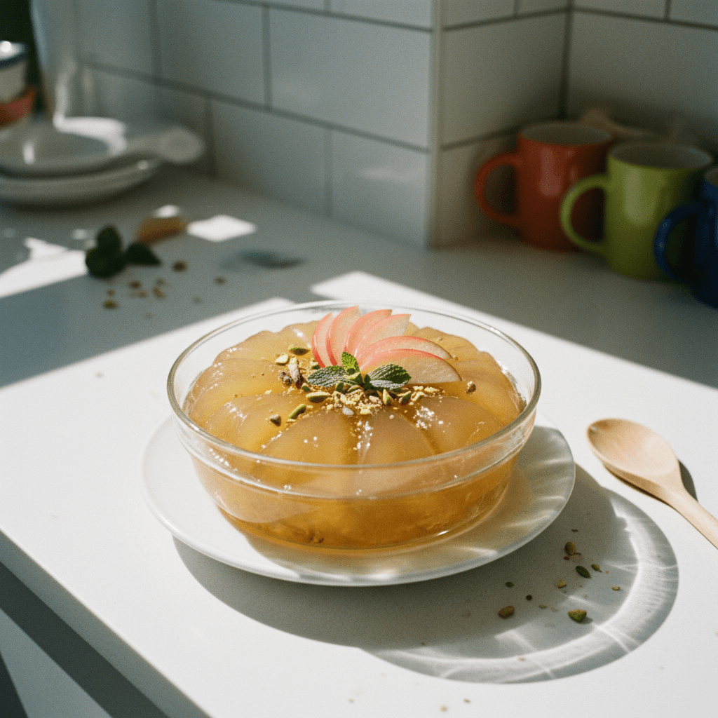 Jiggly Apple Dessert