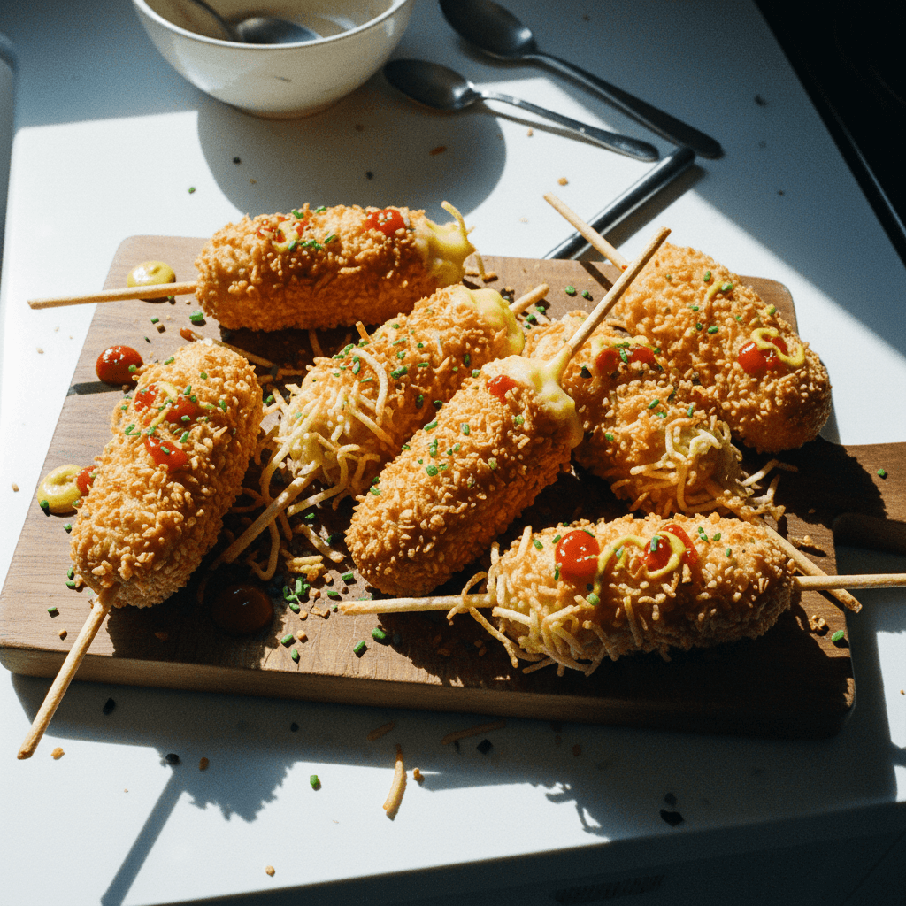 Corn Dogs Caseros