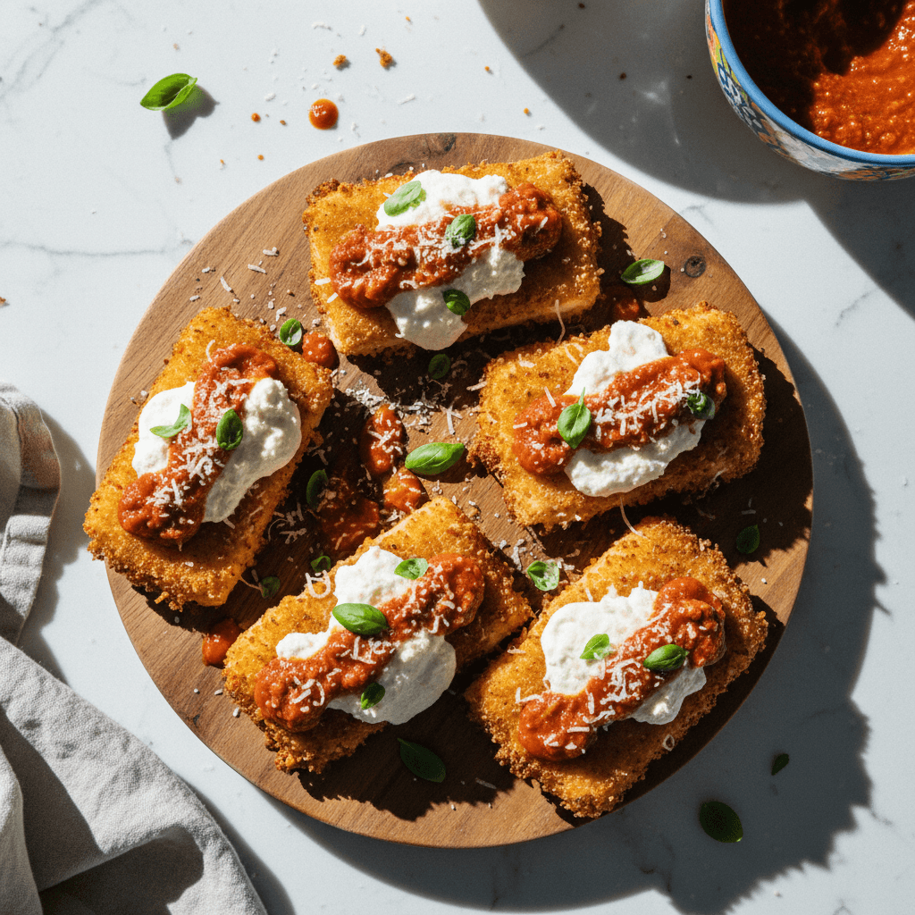 Vegan Lasagna Fritta (Olive Garden Copycat)