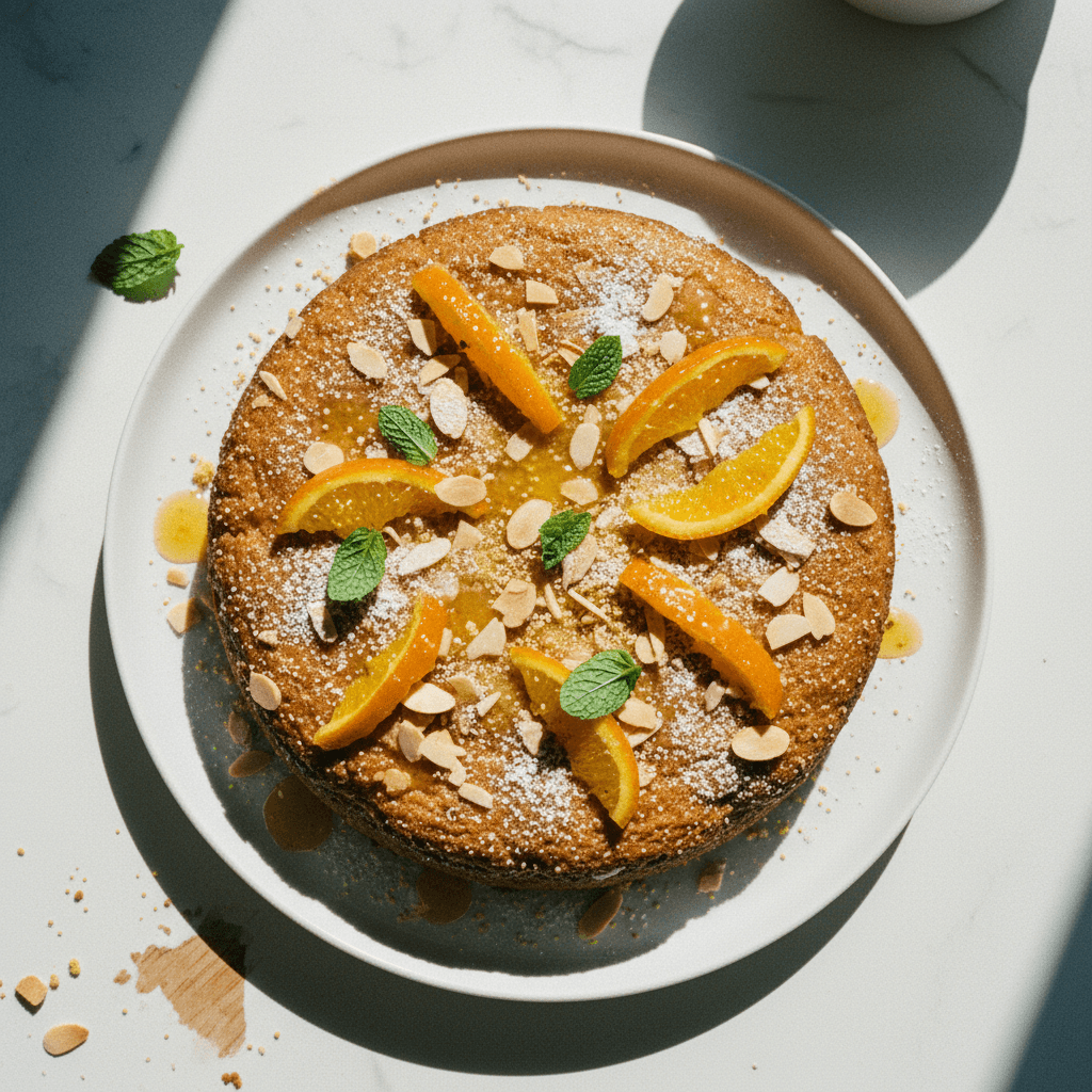 Citrus Almond Polenta Cake