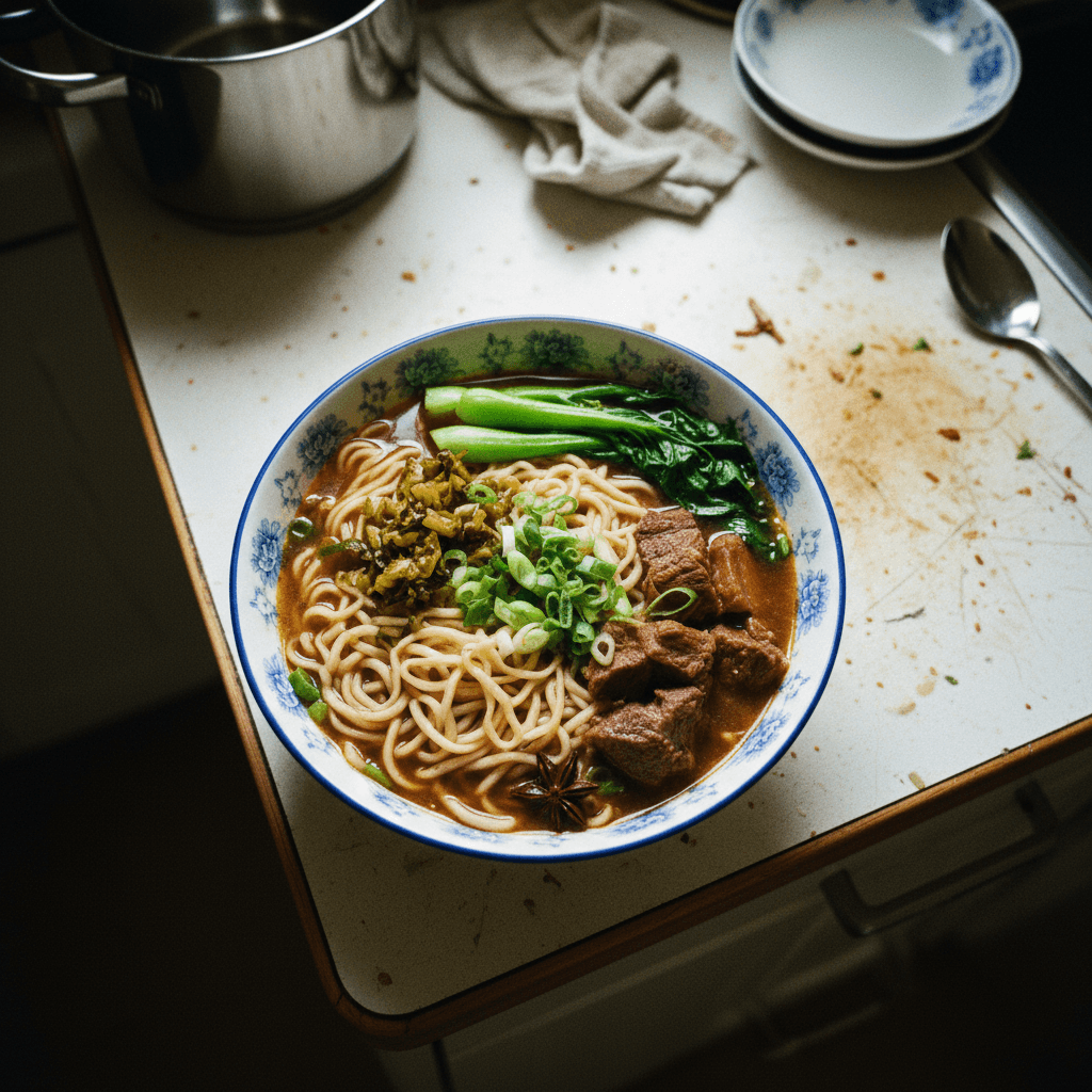 Taiwanese Beef Noodle Soup (Instant Pot)