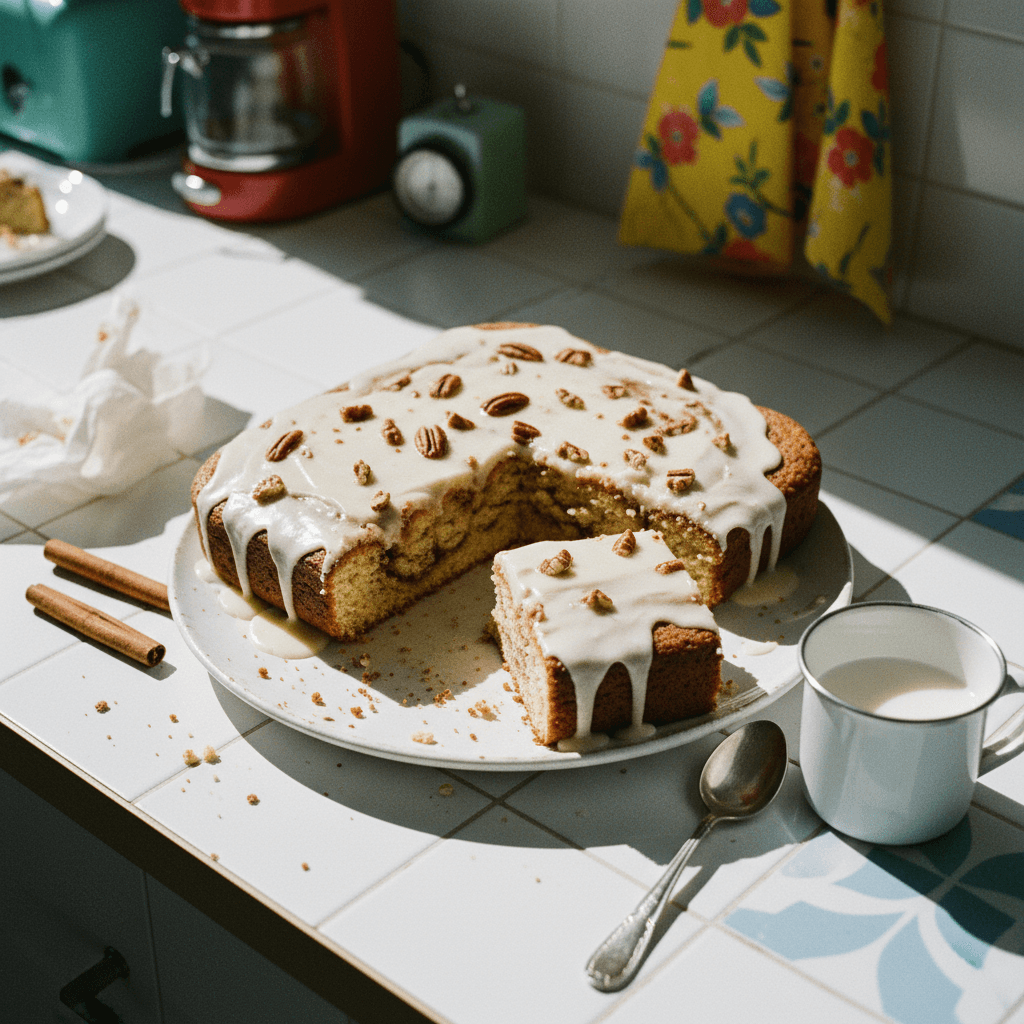 Reduced Calorie Cinnamon Coffee Cake