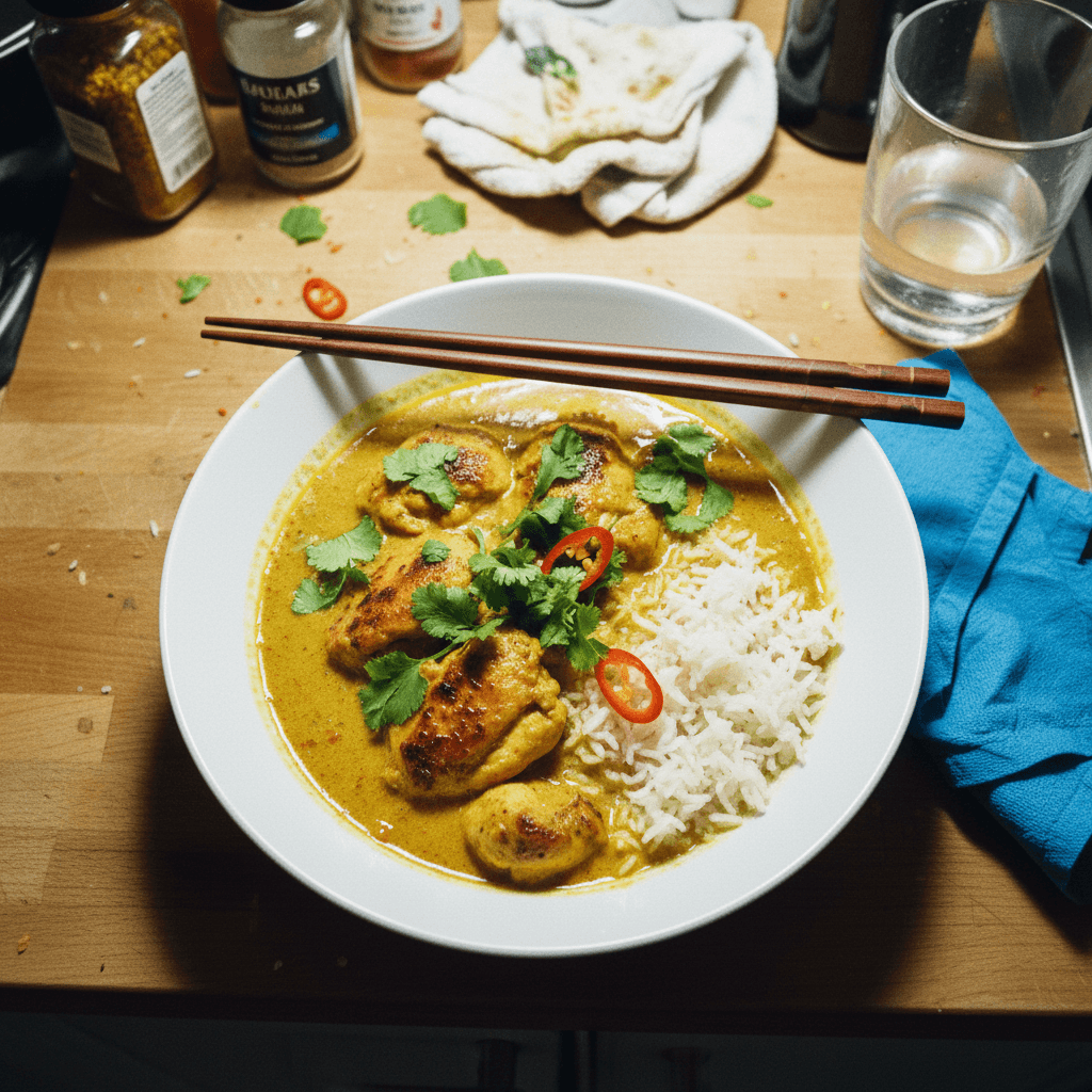 Pollo al Curry Chino
