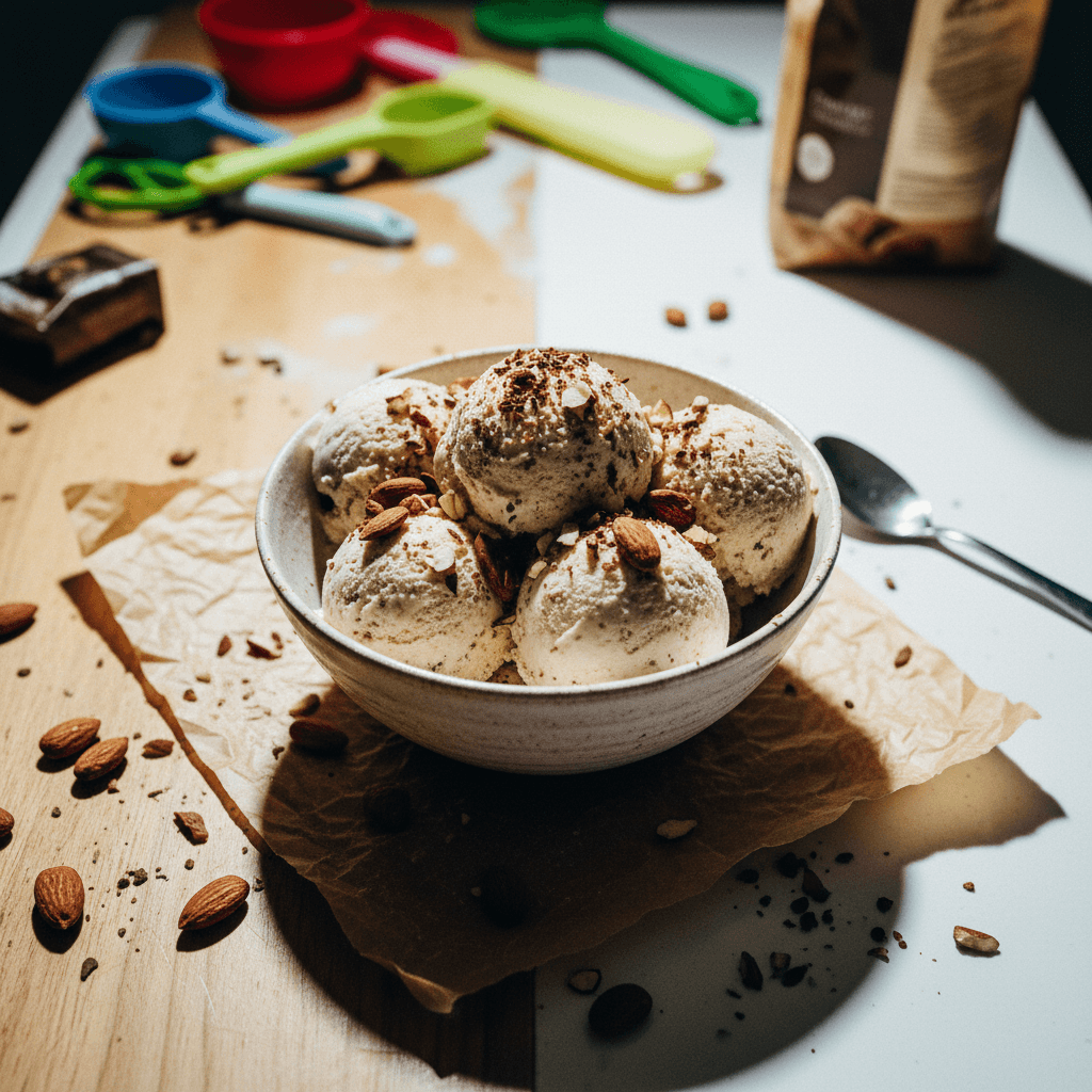 Coffee & Roasted Almond Ice Cream