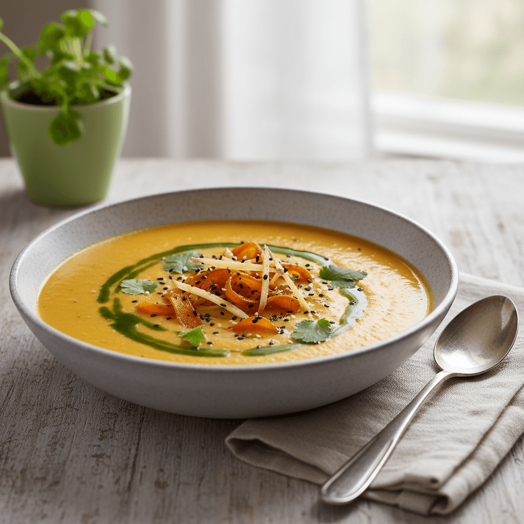 Carrot Ginger Sweet Potato Soup