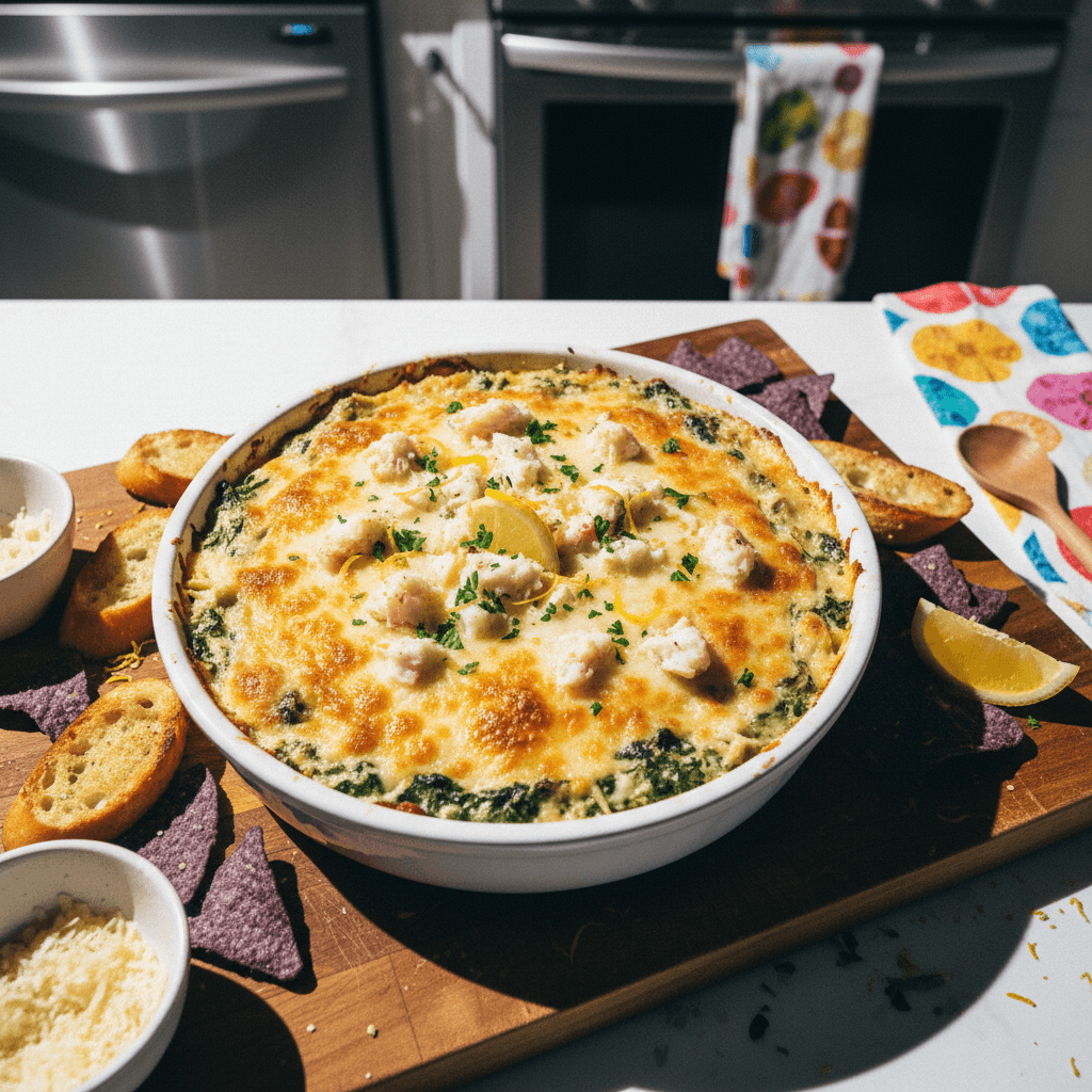 Lump Crab and Spinach Dip