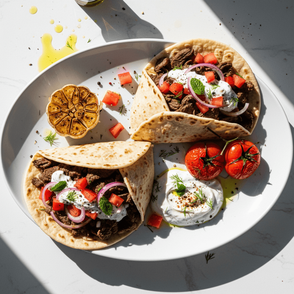 Delicious Beef Shawarma