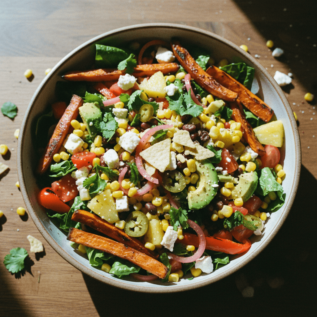 Zoete Aardappel(friet) Salade