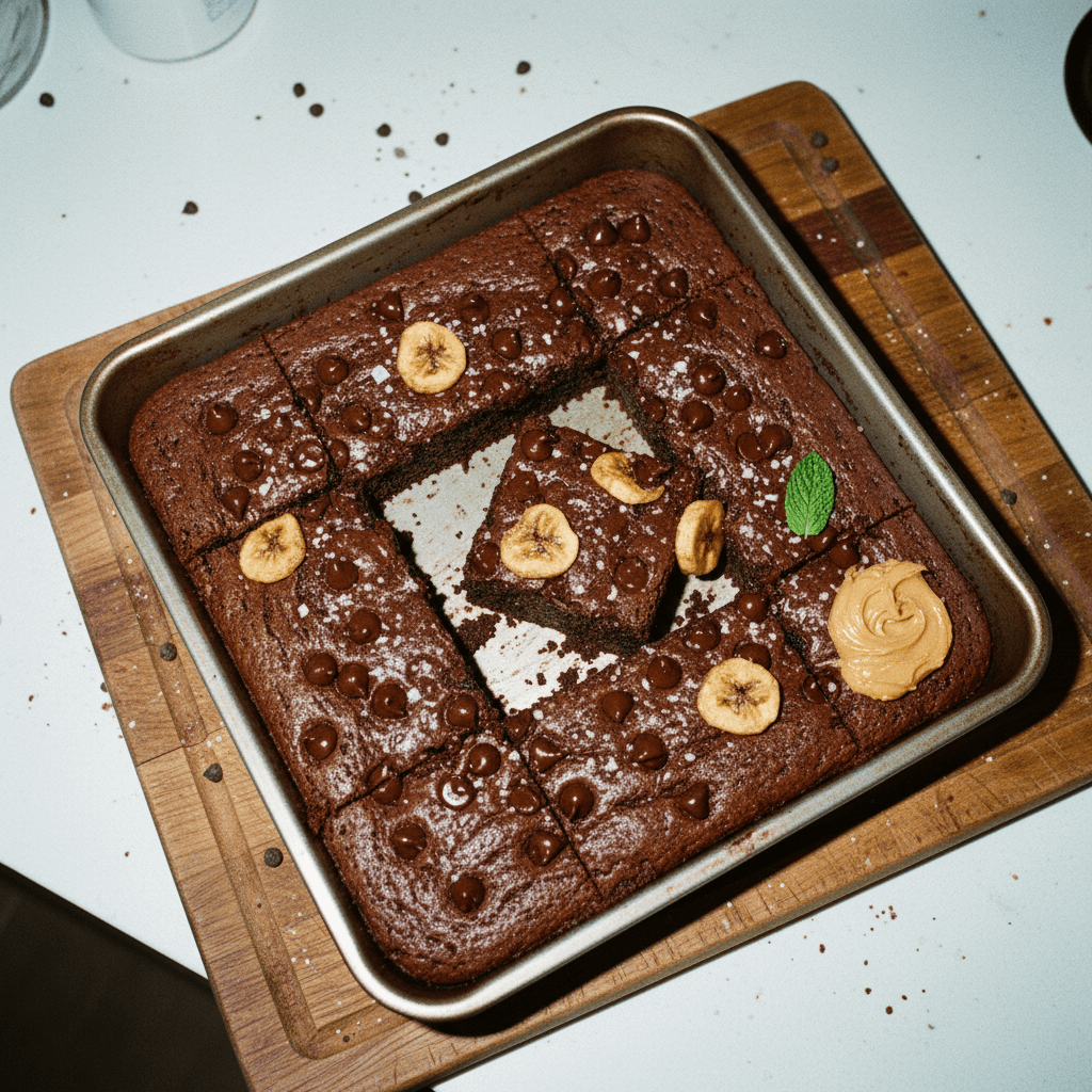 4 Ingredient Fudge Brownies