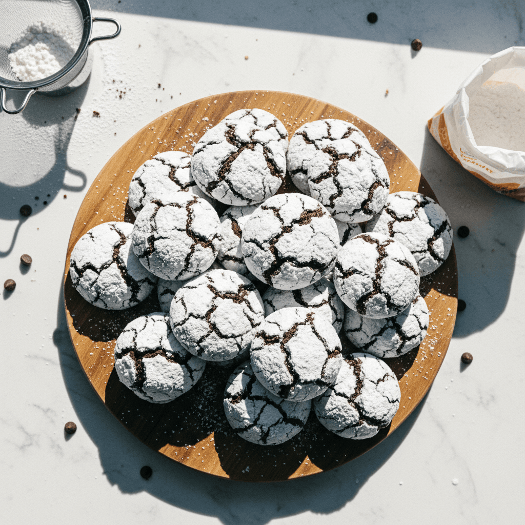 Chocolate Crinkle Cookies