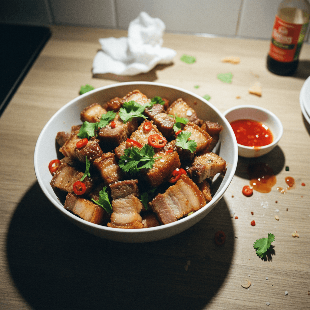 Crispy Keto Pork Belly Bites