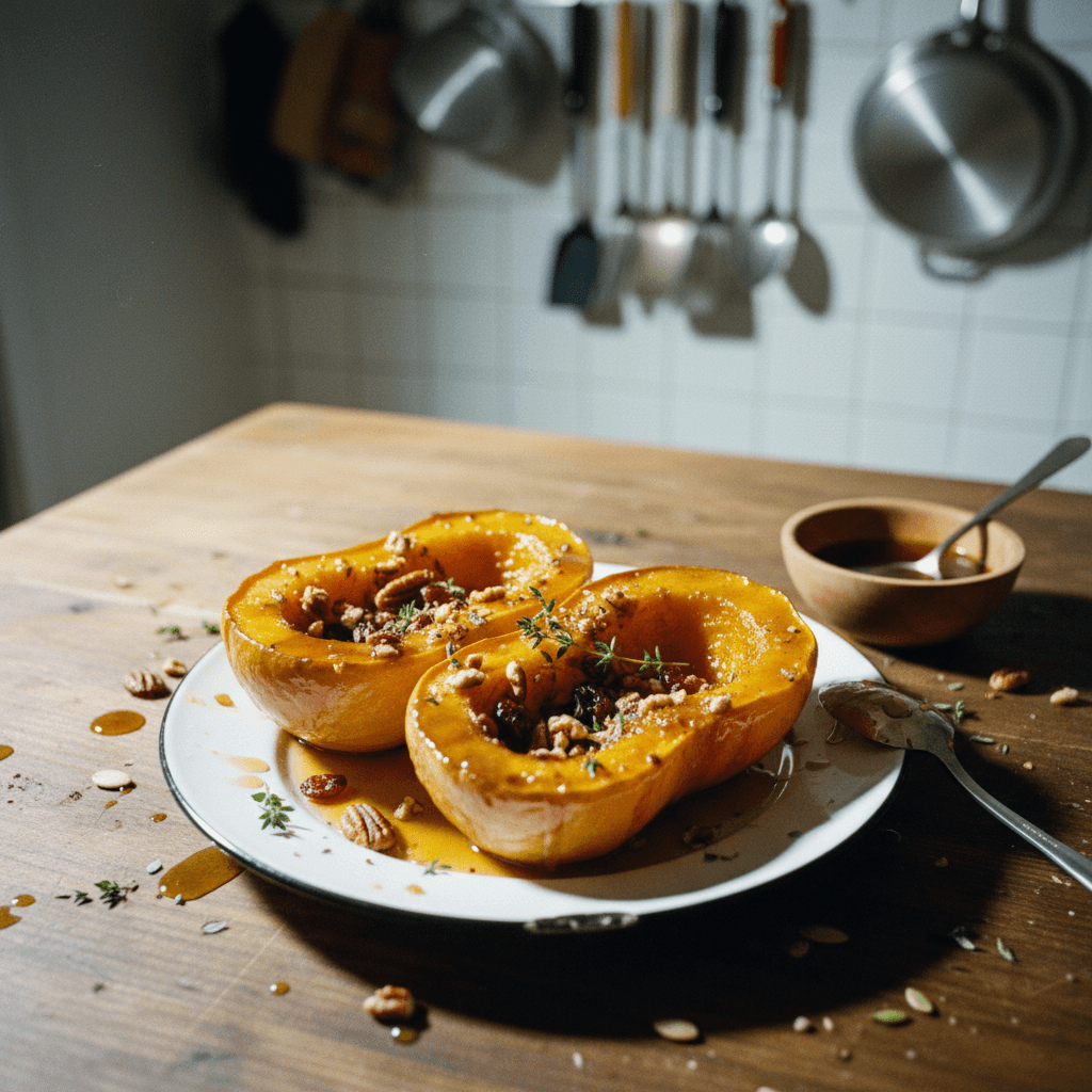 Maple-Glazed Roasted Acorn Squash