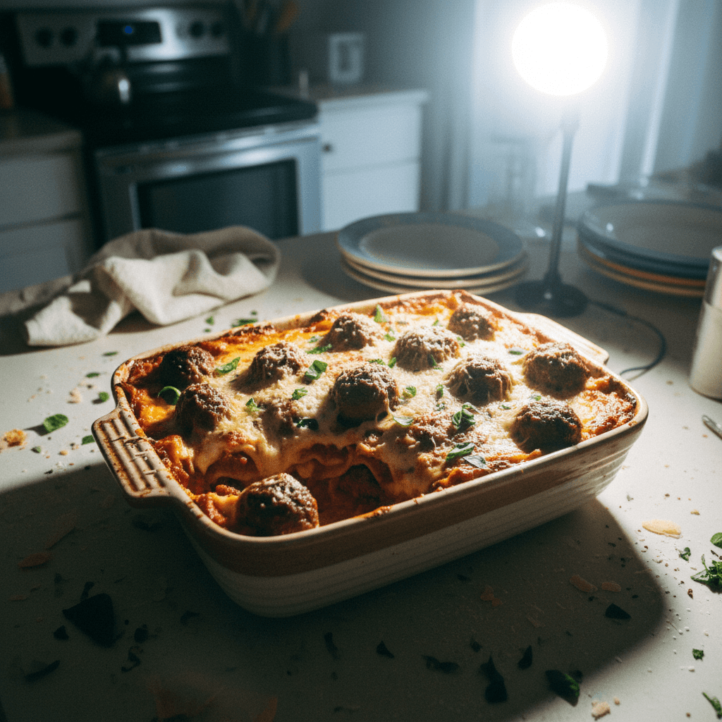 Classic Lasagna with Meatballs