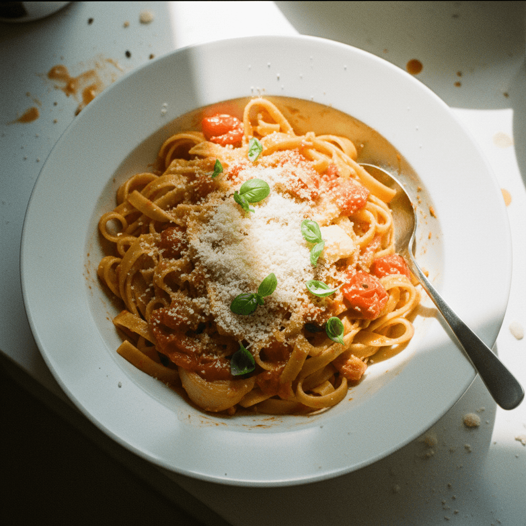 Marcella Hazan's Three-Ingredient Tomato Sauce with Pasta