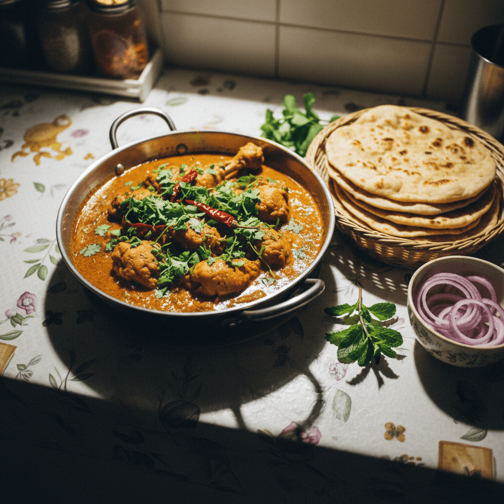 Coriander Chicken Curry