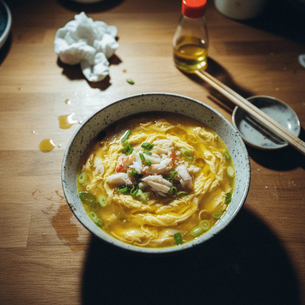 Silky Crab Egg Drop Soup