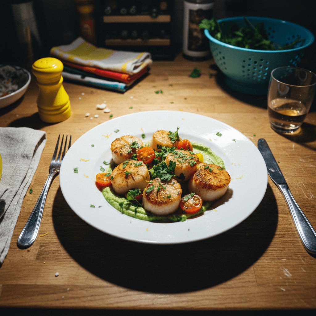 Pan-Seared Scallops