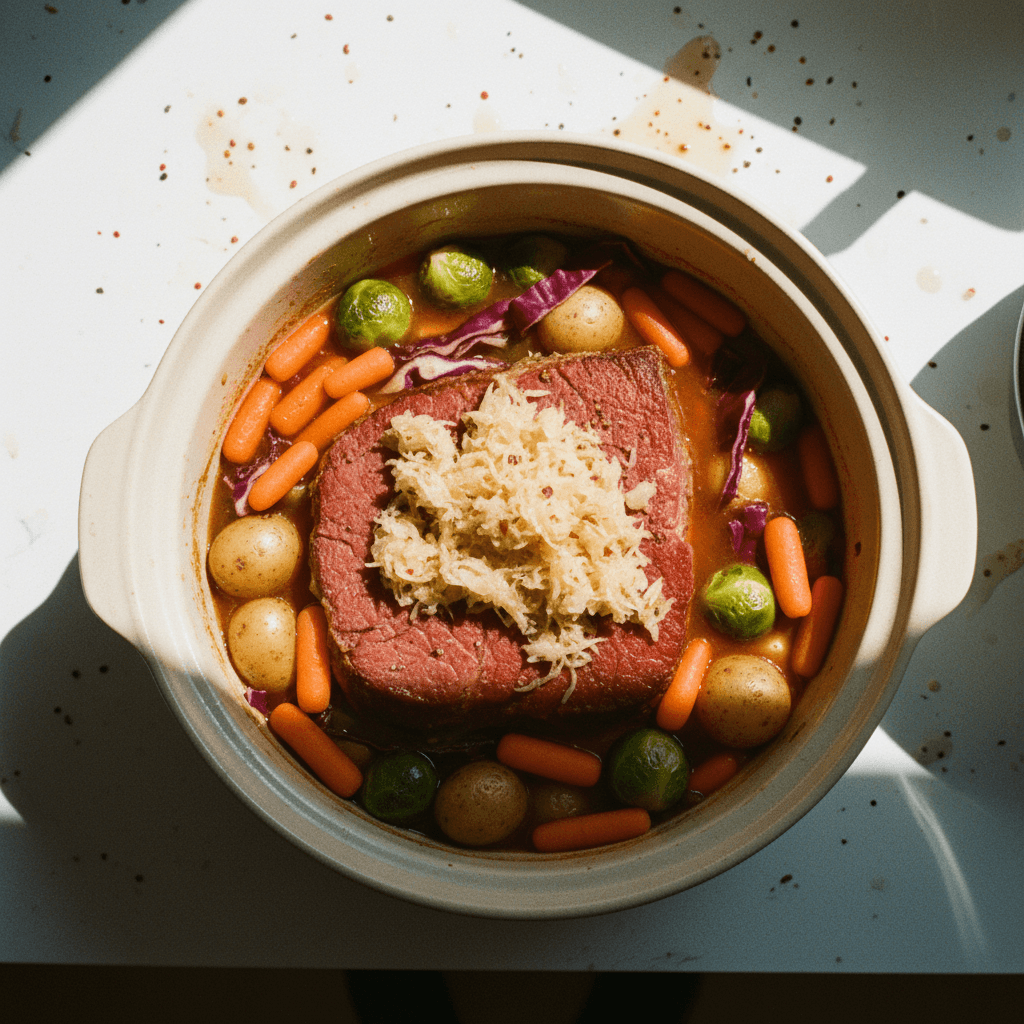 Corned Beef in the Crockpot