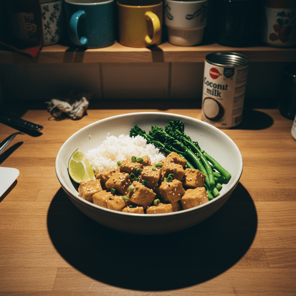Creamy Nut Butter Tofu