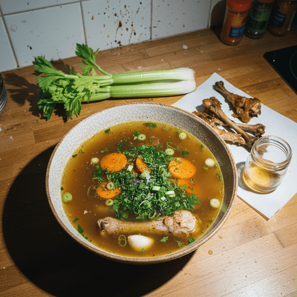 Nourishing Chicken Foot Bone Broth