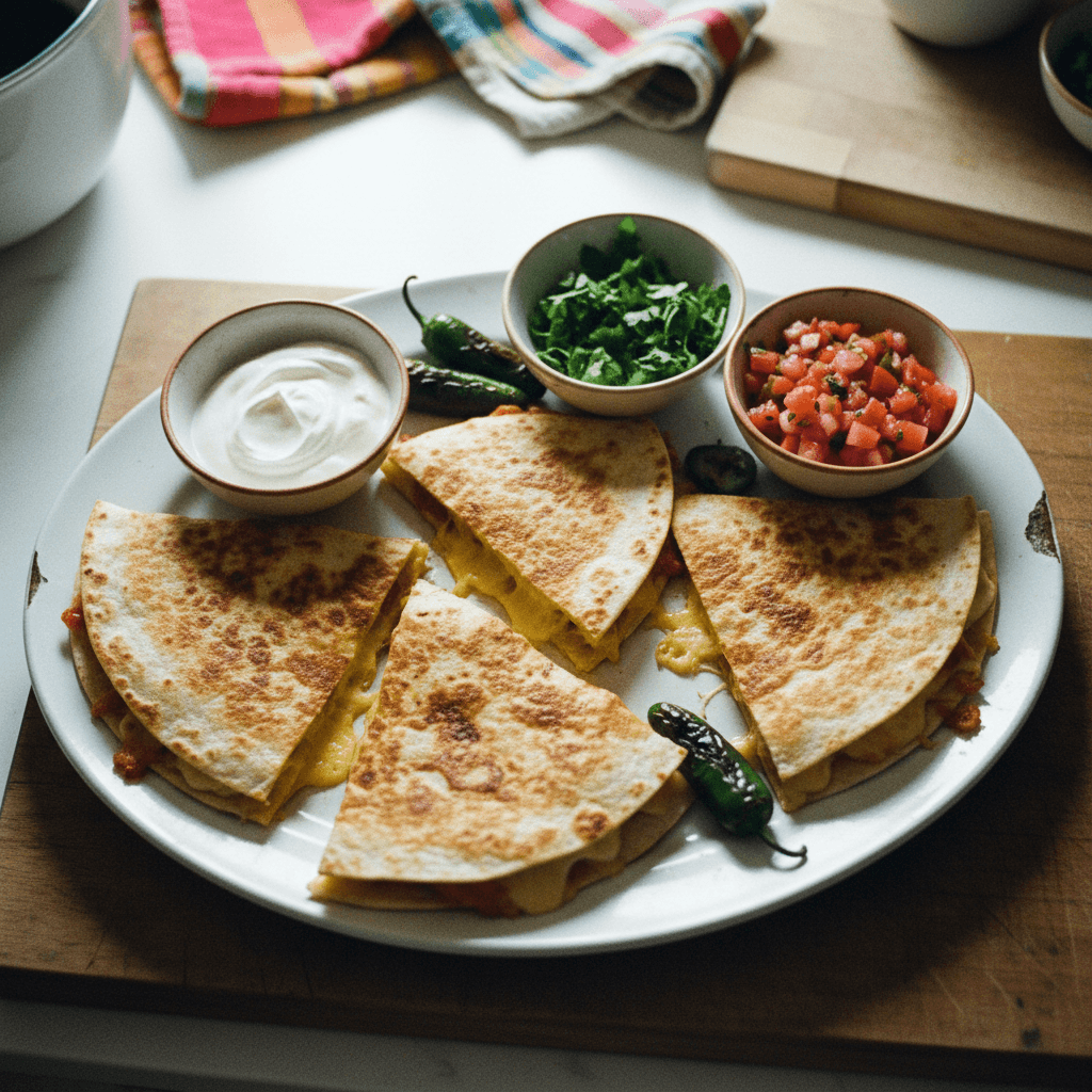 Crispy Baked Quesadillas