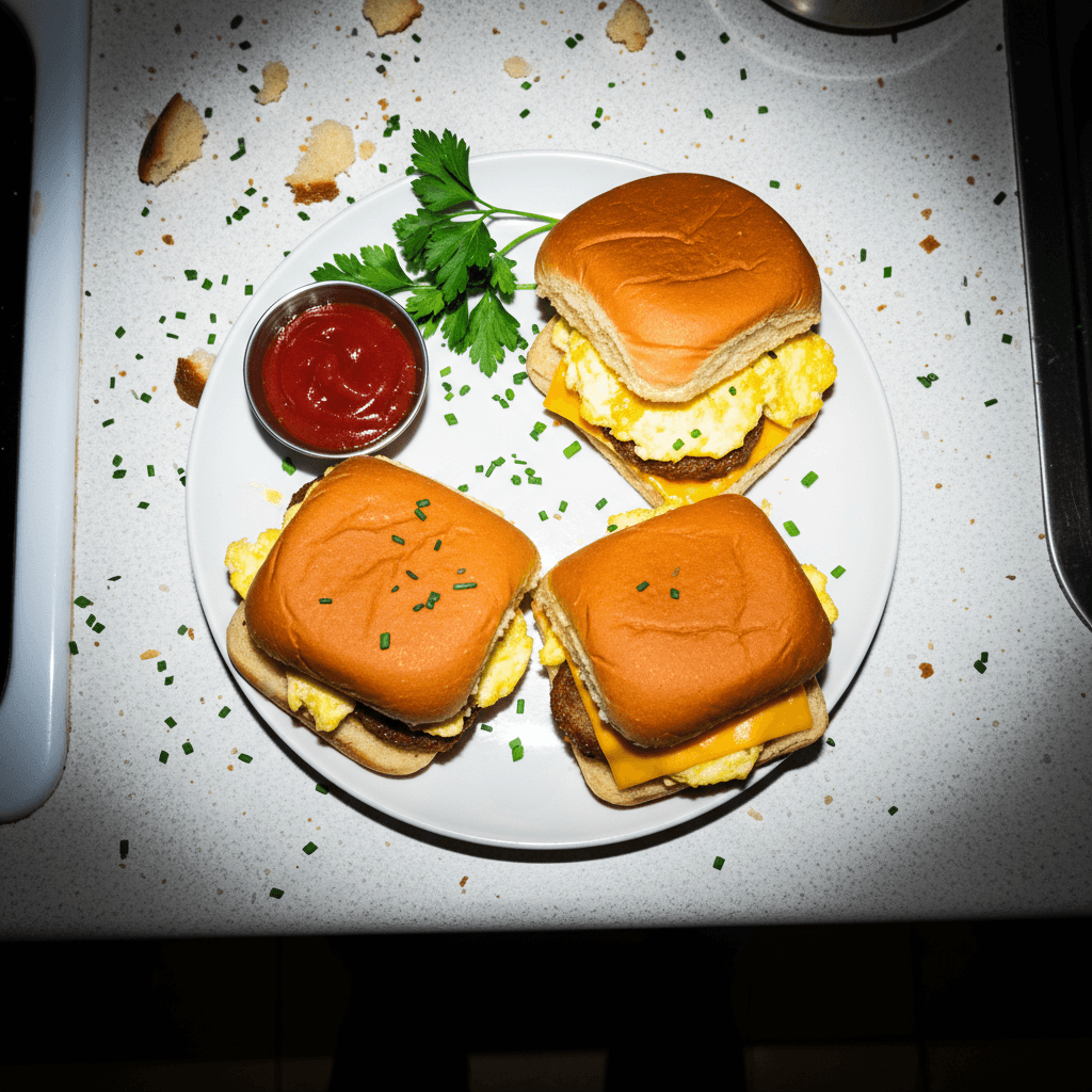 Sausage, Egg, and Cheese Breakfast Sliders