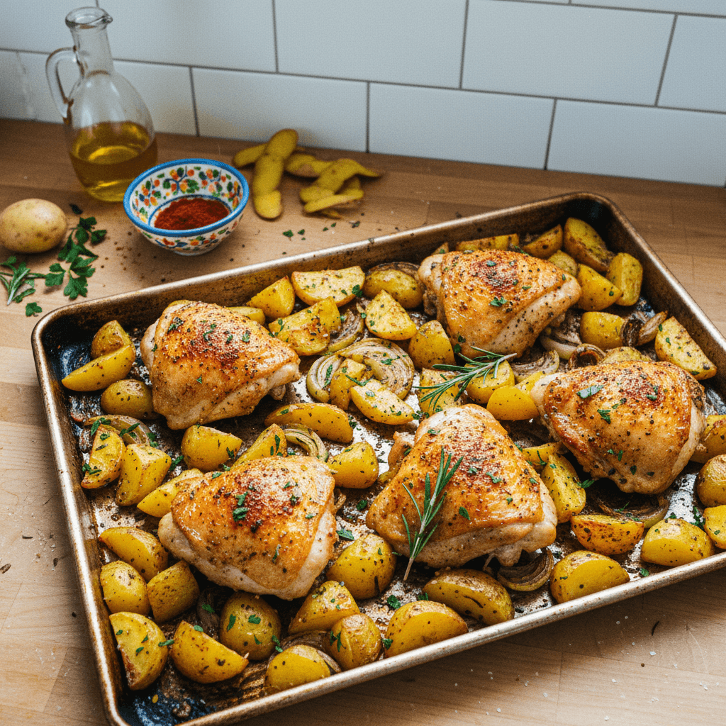 Roasted Chicken and Potatoes
